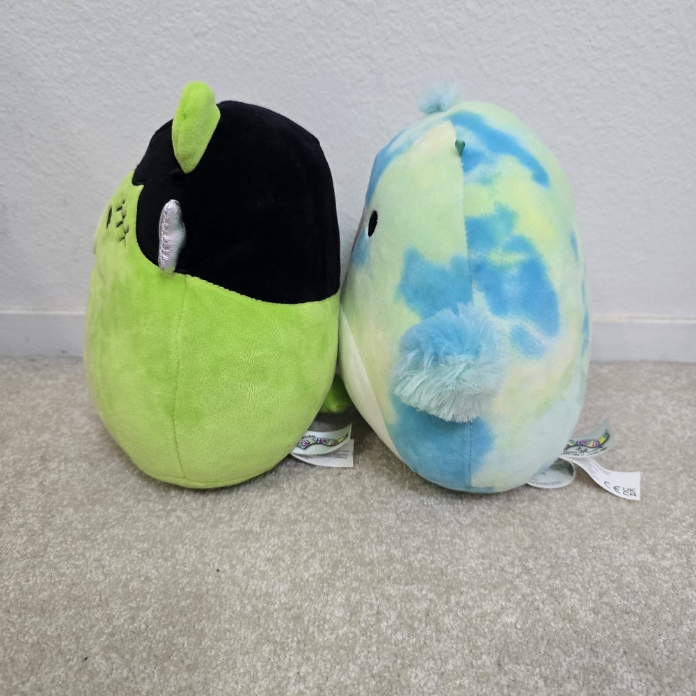2 Pc 8" Squishmallows Omari & Len the Frankenstein Bear - Picture 4 of 9